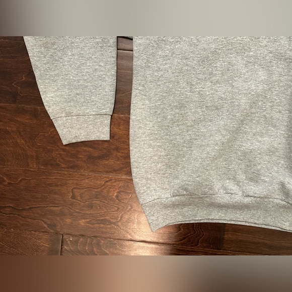 Vintage Men’s Fruit of the Loom Clothing Grey Blank Pullover Sweatshirt- Size XL - Picture 4 of 10
